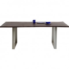 Table Harmony Dark Silver 200x100